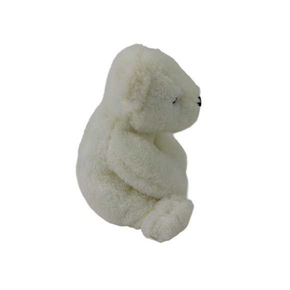Konfirst Consulting White Bear Plush 7" Stuffed Animal - Picture 3 of 6